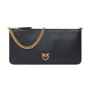 Stijlvolle Handtas voor Modieuze Vrouwen Pinko , Black , Dames