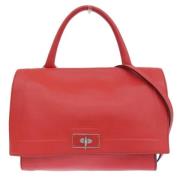 Pre-owned Leather handbags Givenchy Pre-owned , Red , Dames