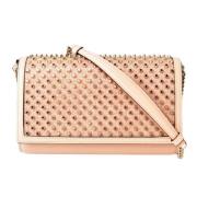 Pre-owned Leather shoulder-bags Christian Louboutin Pre-owned , Beige ...