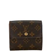 Pre-owned Canvas wallets Louis Vuitton Vintage , Brown , Dames