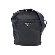 Pre-owned Canvas prada-bags Prada Vintage , Black , Heren