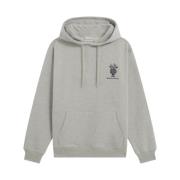 Grijze Vaas Geborduurde Hoodie Drole de Monsieur , Gray , Heren