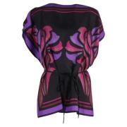 Pre-owned Silk tops Gucci Vintage , Multicolor , Dames