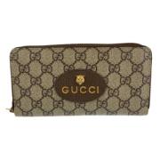 Pre-owned Canvas wallets Gucci Vintage , Brown , Dames