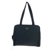 Pre-owned Canvas prada-bags Prada Vintage , Black , Dames