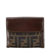 Pre-owned Canvas wallets Fendi Vintage , Brown , Dames