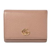 Pre-owned Leather wallets Gucci Vintage , Pink , Dames