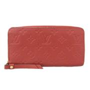 Pre-owned Canvas wallets Louis Vuitton Vintage , Red , Dames