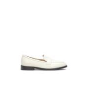 Witte loafers met zwarte zool Kazar , White , Dames