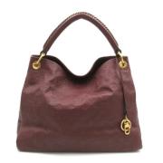 Pre-owned Leather louis-vuitton-bags Louis Vuitton Vintage , Red , Dam...