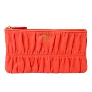 Pre-owned Leather prada-bags Prada Vintage , Orange , Dames