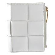 Pre-owned Leather wallets Bottega Veneta Vintage , White , Heren