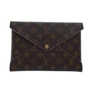 Pre-owned Canvas pouches Louis Vuitton Vintage , Brown , Dames