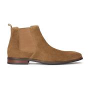 Heren slip-on Chelsea laarzen van suède Kazar , Brown , Heren