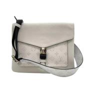 Pre-owned Canvas louis-vuitton-bags Louis Vuitton Vintage , White , He...