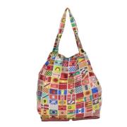 Pre-owned Silk totes Hermès Vintage , Multicolor , Dames