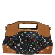 Pre-owned Canvas handbags Louis Vuitton Vintage , Black , Dames