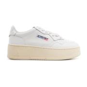 Lage Witte Platform Sneakers Autry , White , Heren