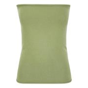 Groene Cashmere Bustier Top Extreme Cashmere , Green , Dames