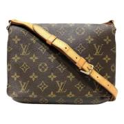 Pre-owned Canvas louis-vuitton-bags Louis Vuitton Vintage , Brown , Da...