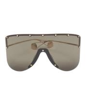 Pre-owned Metal sunglasses Gucci Vintage , Black , Dames