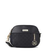 Dames zwarte messenger tas Kazar , Black , Dames