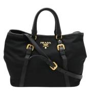 Pre-owned Fabric totes Prada Vintage , Black , Dames