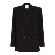 Klassieke Zwarte Blazer met Schoudervullingen My Essential Wardrobe , ...