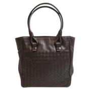 Pre-owned Leather handbags Bottega Veneta Vintage , Brown , Dames