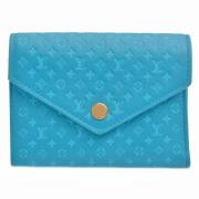 Pre-owned Leather wallets Louis Vuitton Vintage , Blue , Dames