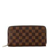 Pre-owned Canvas wallets Louis Vuitton Vintage , Brown , Dames