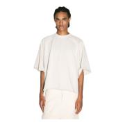 Panelconstructie Katoenen T-shirt Entire Studios , White , Heren