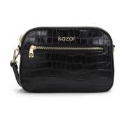 Dames zwarte tas Kazar , Black , Dames