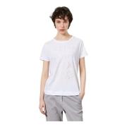 Crewneck T-shirt, korte mouwen, regular fit Massimo Alba , White , Dam...