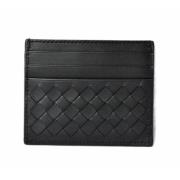 Pre-owned Leather wallets Bottega Veneta Vintage , Black , Heren