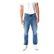 Relaxed Straight Fit Jeans Diesel , Blue , Heren