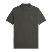 Slim Fit Plain Polo Field Green Fred Perry , Green , Heren