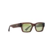 Rechthoekige zonnebril in transparant bruin Maui Jim , Brown , Unisex