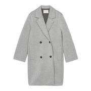 Scuba jersey coat regular Marc O'Polo , Gray , Dames