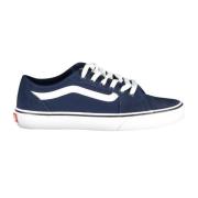 Blauwe Heren Sportschoenen met Contrastdetails Vans , Blue , Heren