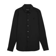 Slim Fit Poplin Overhemd Lyle & Scott , Black , Heren