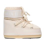 Nylon Logo Laarzen Moon Boot , Beige , Dames