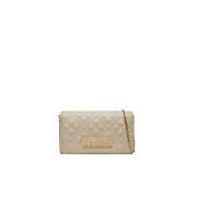 Stijlvolle Ivory Tassen voor Vrouwen Love Moschino , Beige , Dames