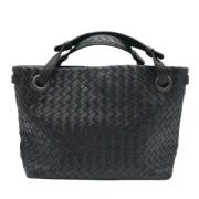 Pre-owned Leather totes Bottega Veneta Vintage , Black , Dames