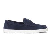 Heren instap marineblauwe sneakers Kazar , Blue , Heren