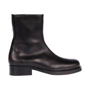 Camion Boot - Stijlvolle Leren Laarzen Our Legacy , Black , Dames