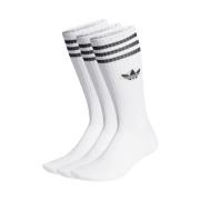 Hoge Crew Sokken Adidas , White , Unisex