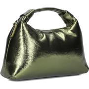 Groene Metallic Schoudertas Dandy Cool Núnoo , Green , Dames