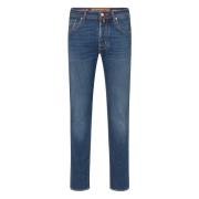 Beperkte oplage denim jeans Jacob Cohën , Blue , Heren