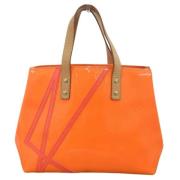 Pre-owned Leather louis-vuitton-bags Louis Vuitton Vintage , Orange , ...